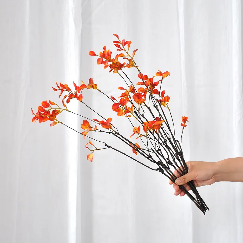 57cm Red Leaf Artificial Flowe - Flower Girl Basket incelemesi ve fiyatı