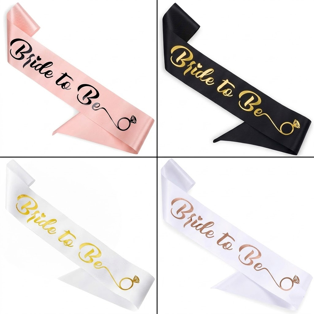 6/7Pcs Rose Gold Bride To Be T - Bride Tribe Sash incelemesi ve fiyatı