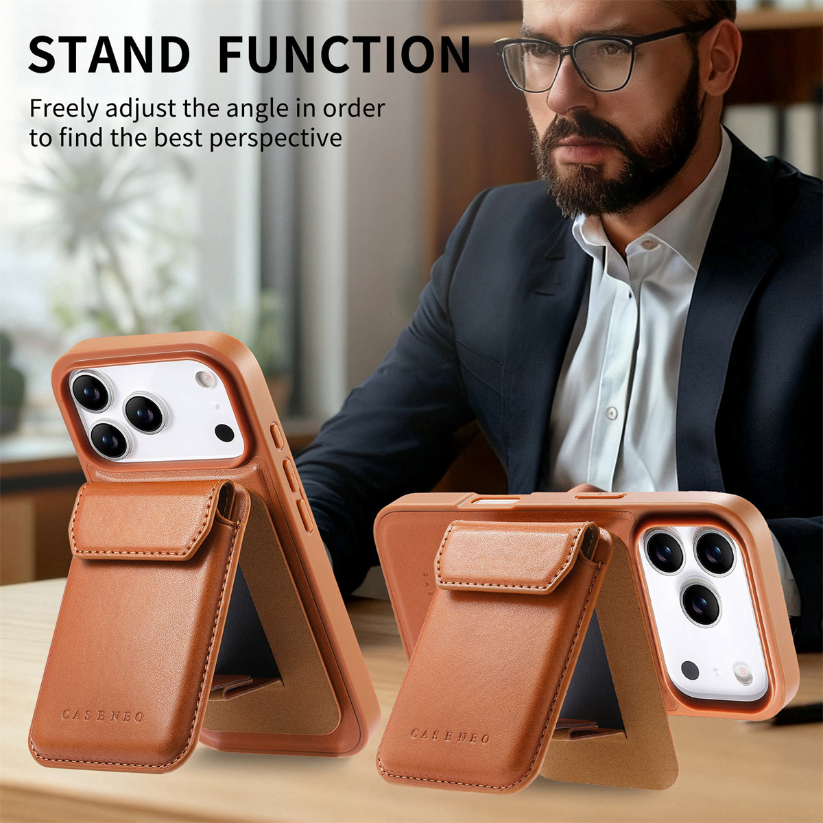Detachable Magnetic 2 in 1 Lea - Place Card Holder incelemesi ve fiyatı