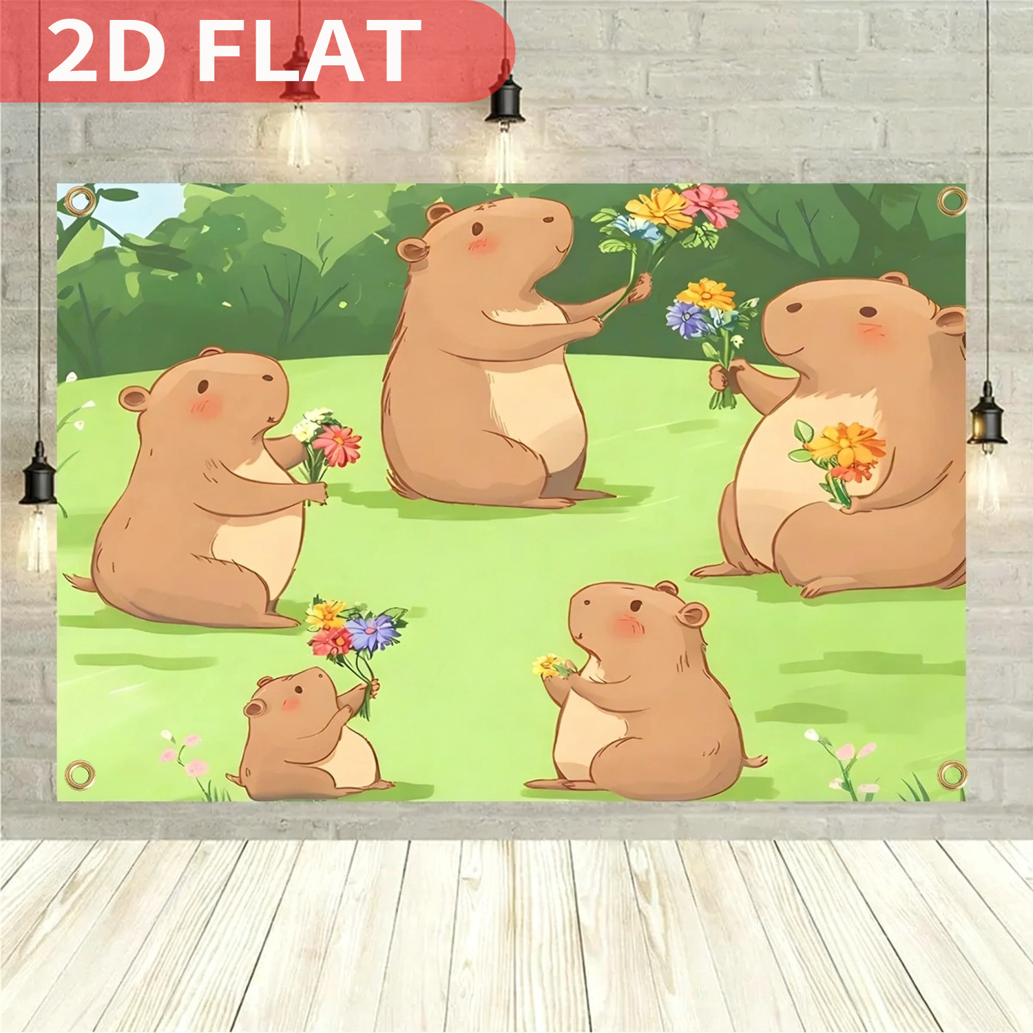 1pc Cute Capybara Theme Kids B - Photo Booth Prop incelemesi ve fiyatı
