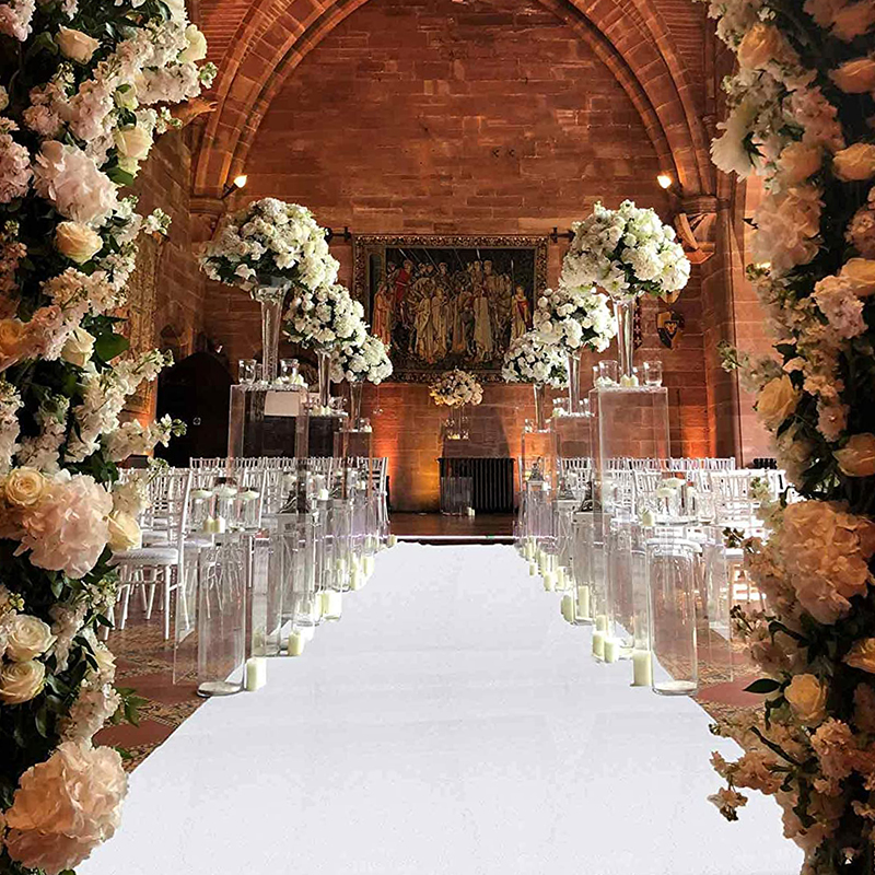 Anti-Slip Non-woven Fabric Wed - Aisle Runner White incelemesi ve fiyatı