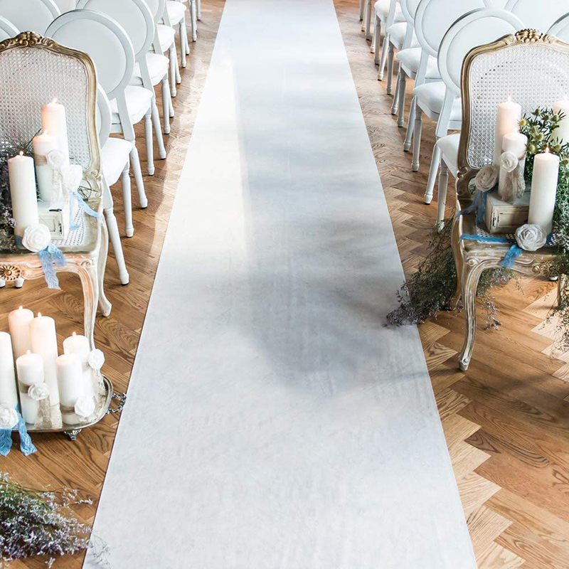 Anti-Slip Non-woven Fabric Wed - Aisle Runner White incelemesi ve fiyatı