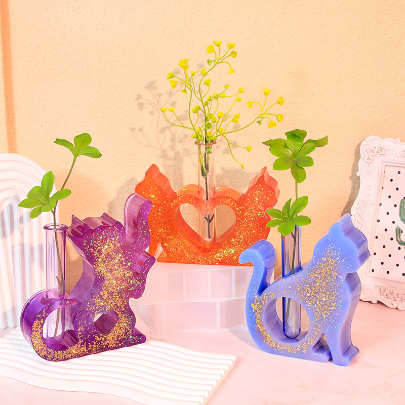 Cat Shaped Resin Molds Vase Si - Flower Girl Basket incelemesi ve fiyatı