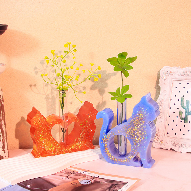 Cat Shaped Resin Molds Vase Si - Flower Girl Basket incelemesi ve fiyatı