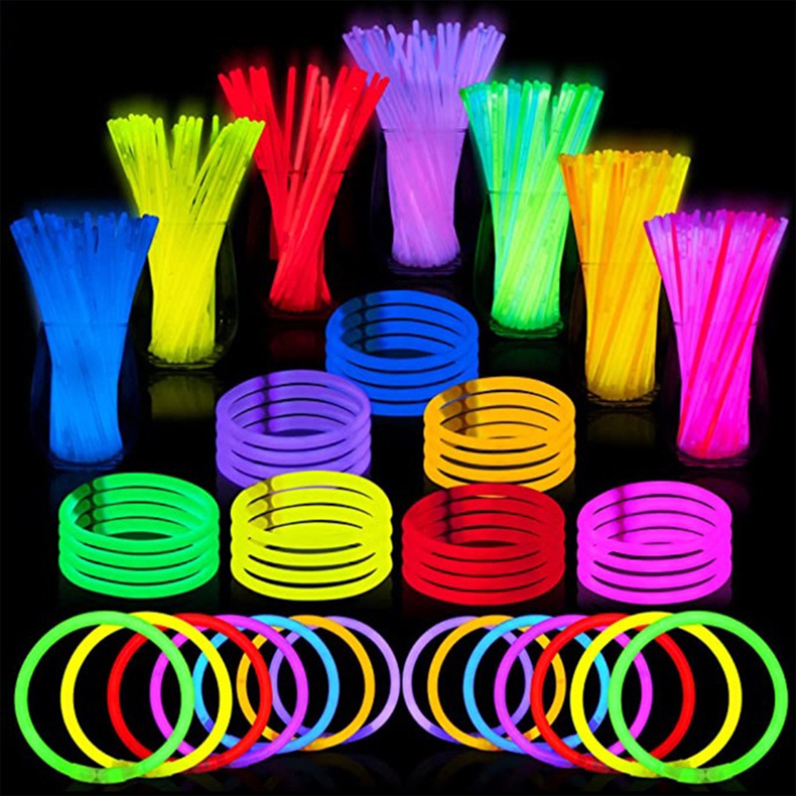 ‌100 Pack 20cm Fluorescent Glo - Wedding Supply In Bulk incelemesi ve fiyatı