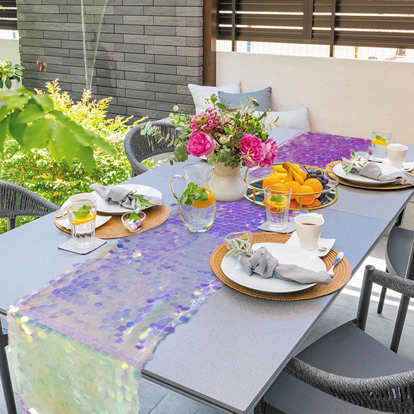 Mermaid Party Table Runner Mer - Table Runner Sequin incelemesi ve fiyatı
