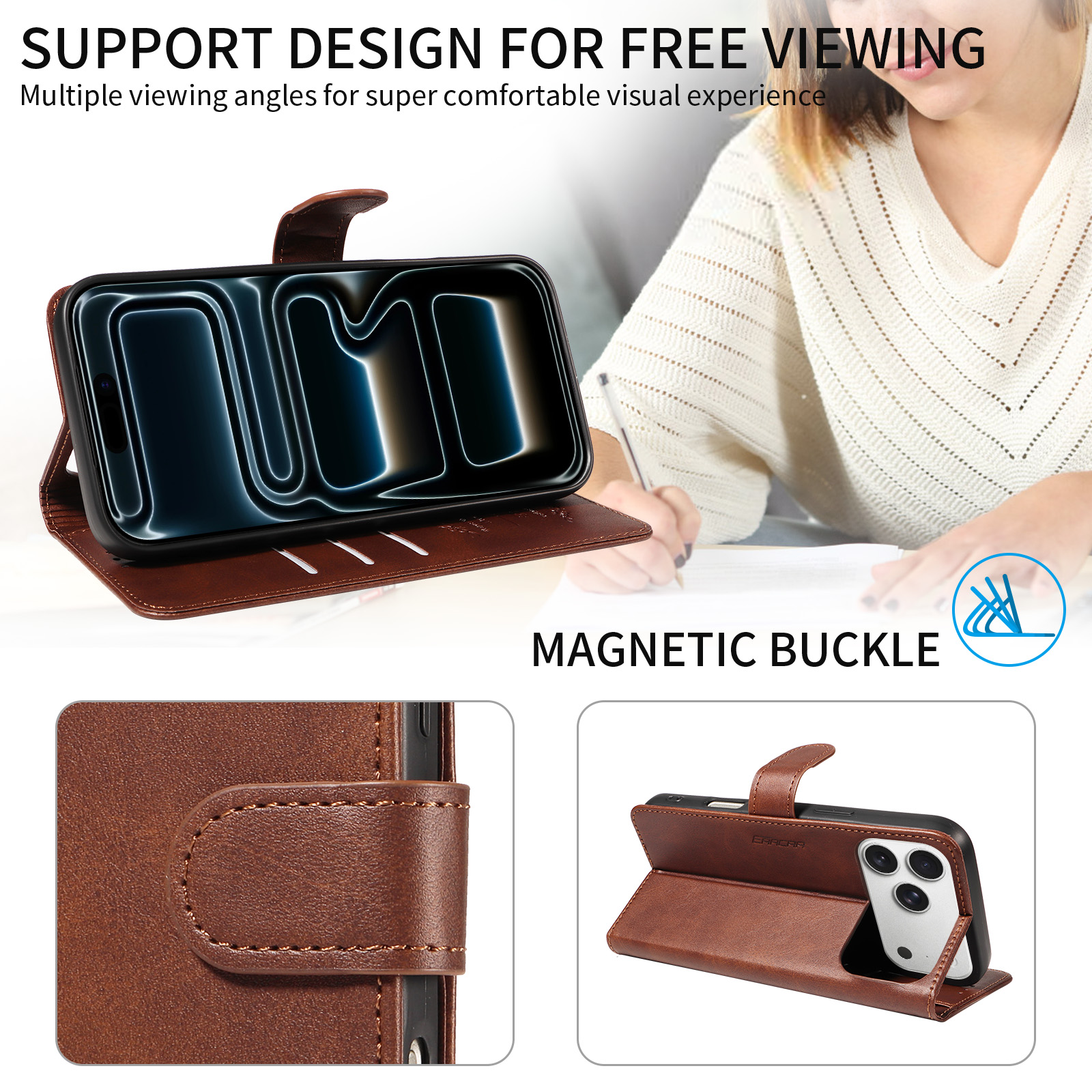 Faux Leather Phone Case for Sa - Place Card Holder incelemesi ve fiyatı
