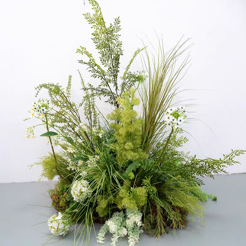 Green wedding decoration walkw - Aisle Runner White incelemesi ve fiyatı