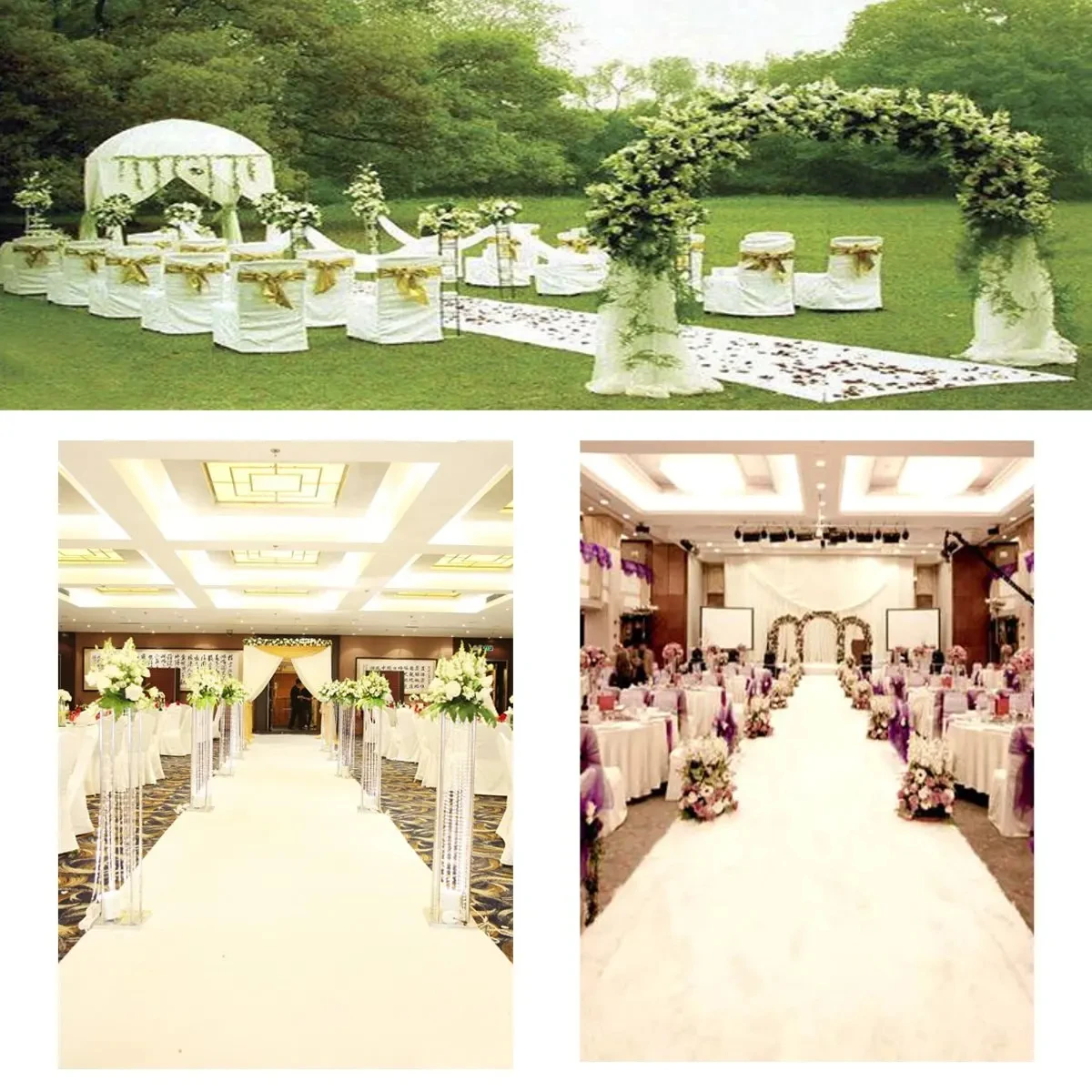 Custom Length Aisle Runner Wed - Aisle Runner White incelemesi ve fiyatı