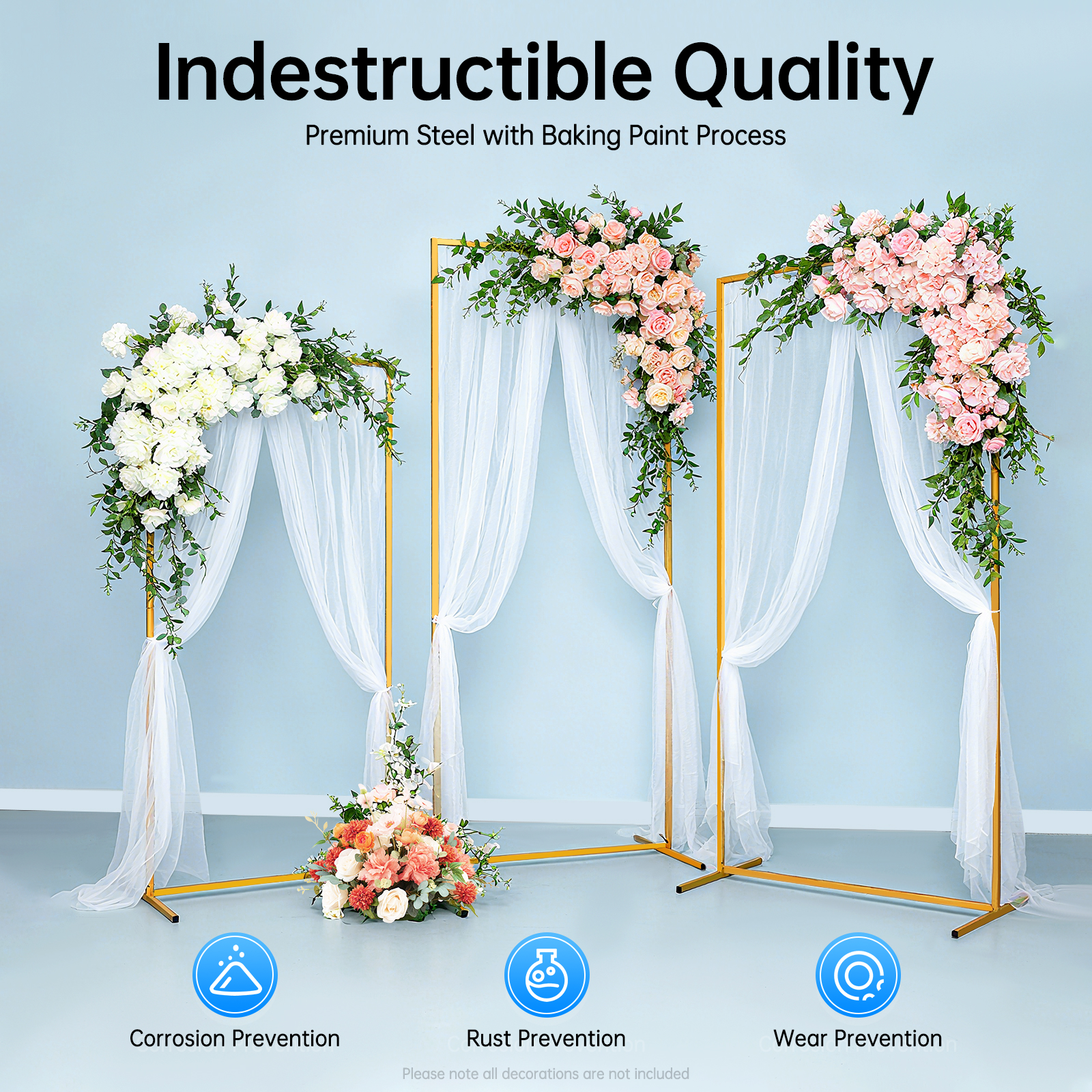 Gold Wedding Stand Set With En - Wedding Package Gold incelemesi ve fiyatı