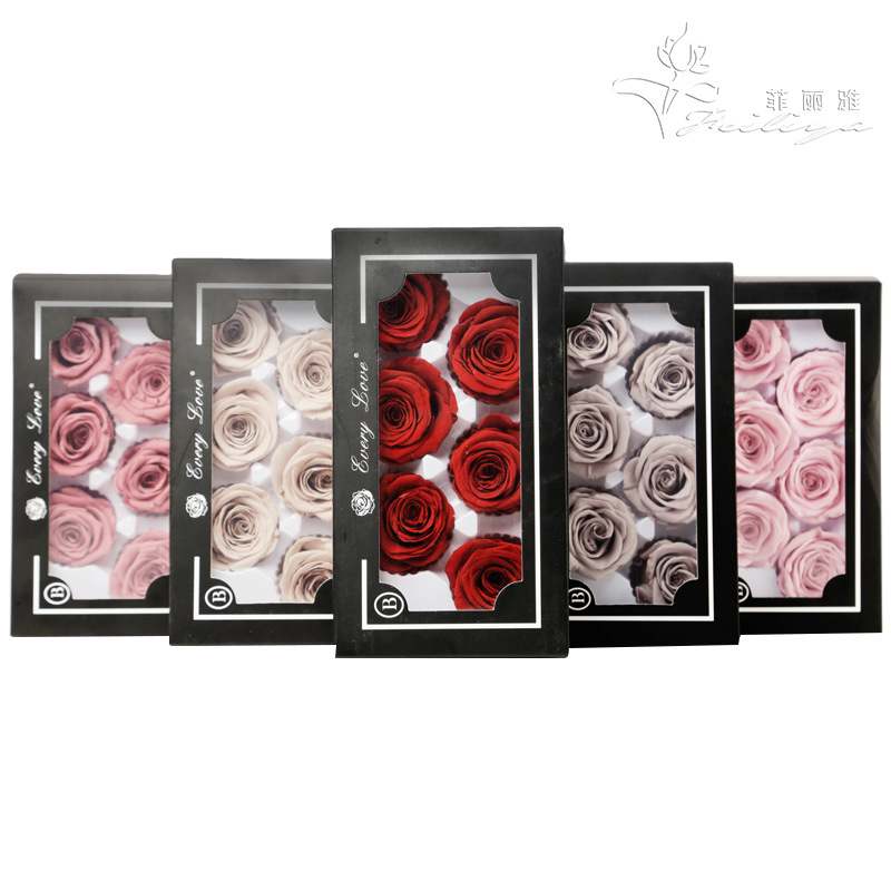 6pcs Eternal Rose Flower Heads - Wedding Supply In Bulk incelemesi ve fiyatı