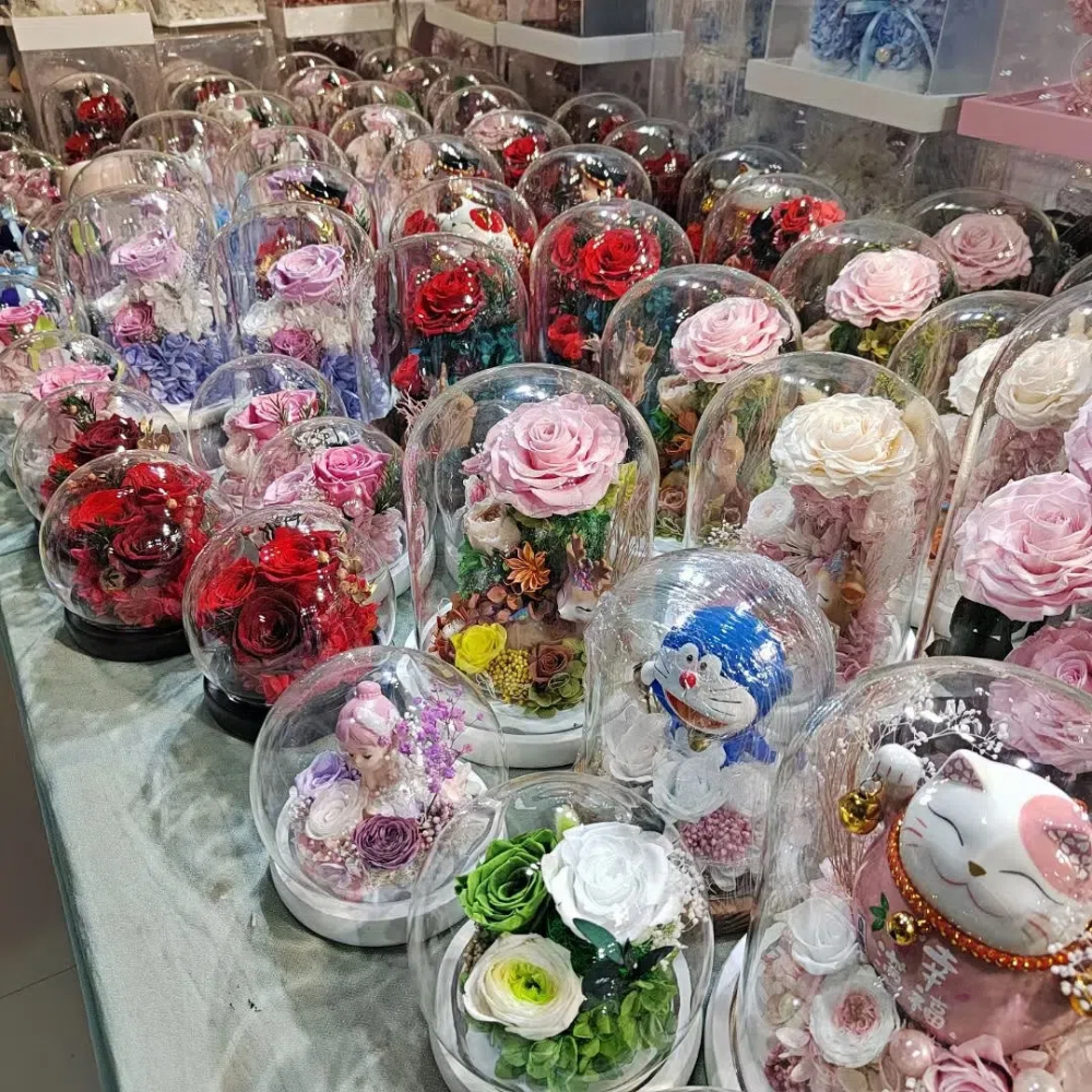 6pcs Eternal Rose Flower Heads - Wedding Supply In Bulk incelemesi ve fiyatı