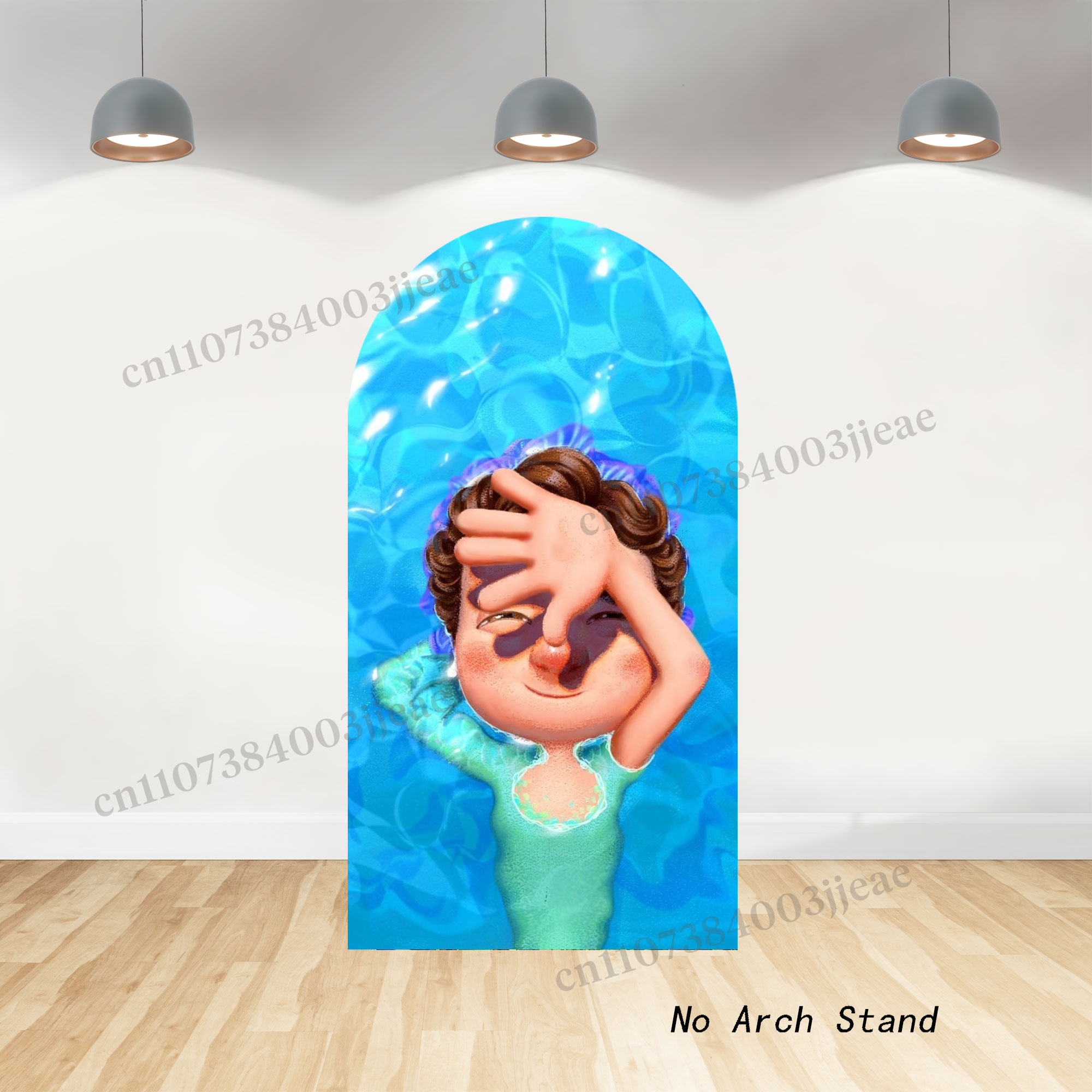 Cartoon Luca Theme Arch Backdr - Photo Booth Prop incelemesi ve fiyatı
