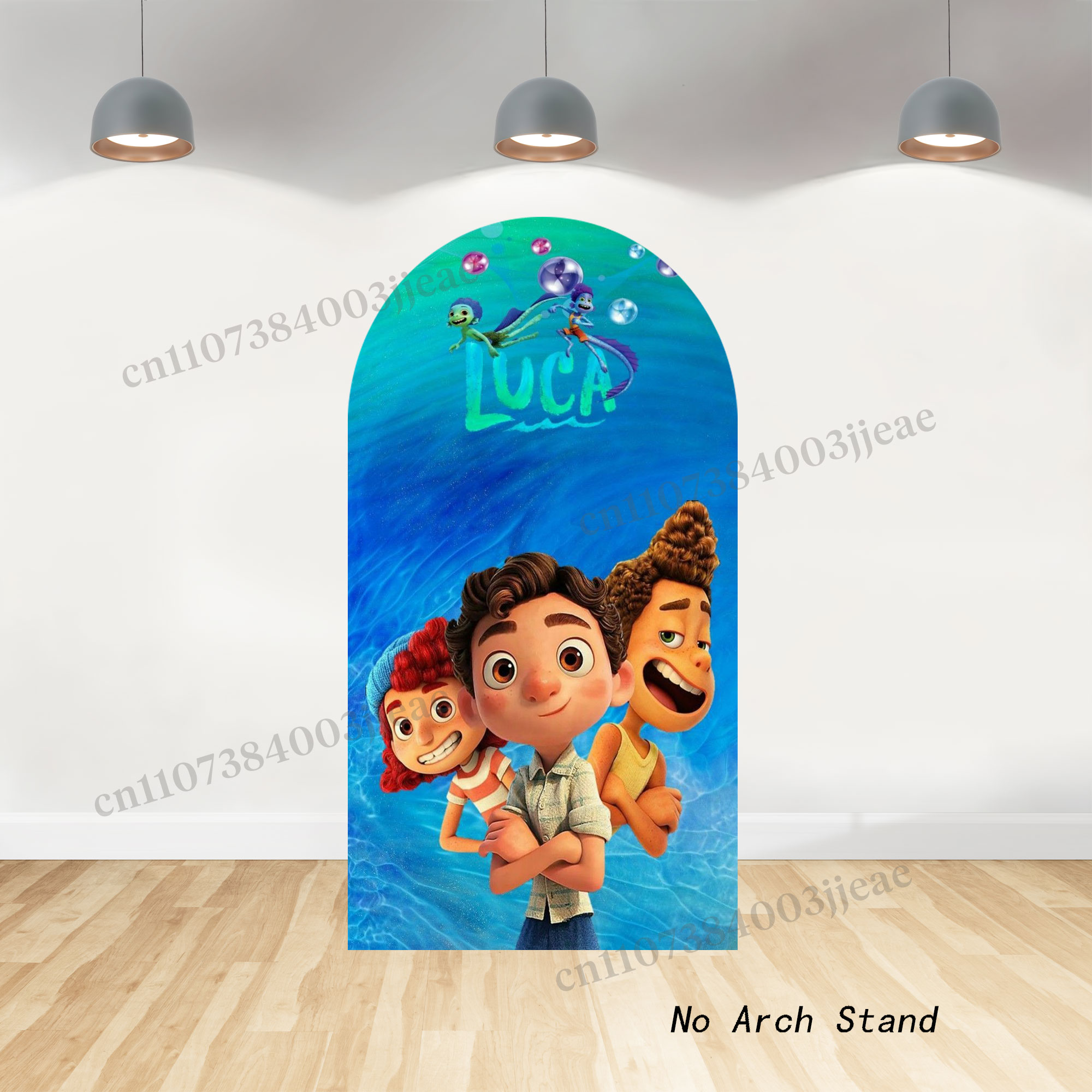Cartoon Luca Theme Arch Backdr - Photo Booth Prop incelemesi ve fiyatı