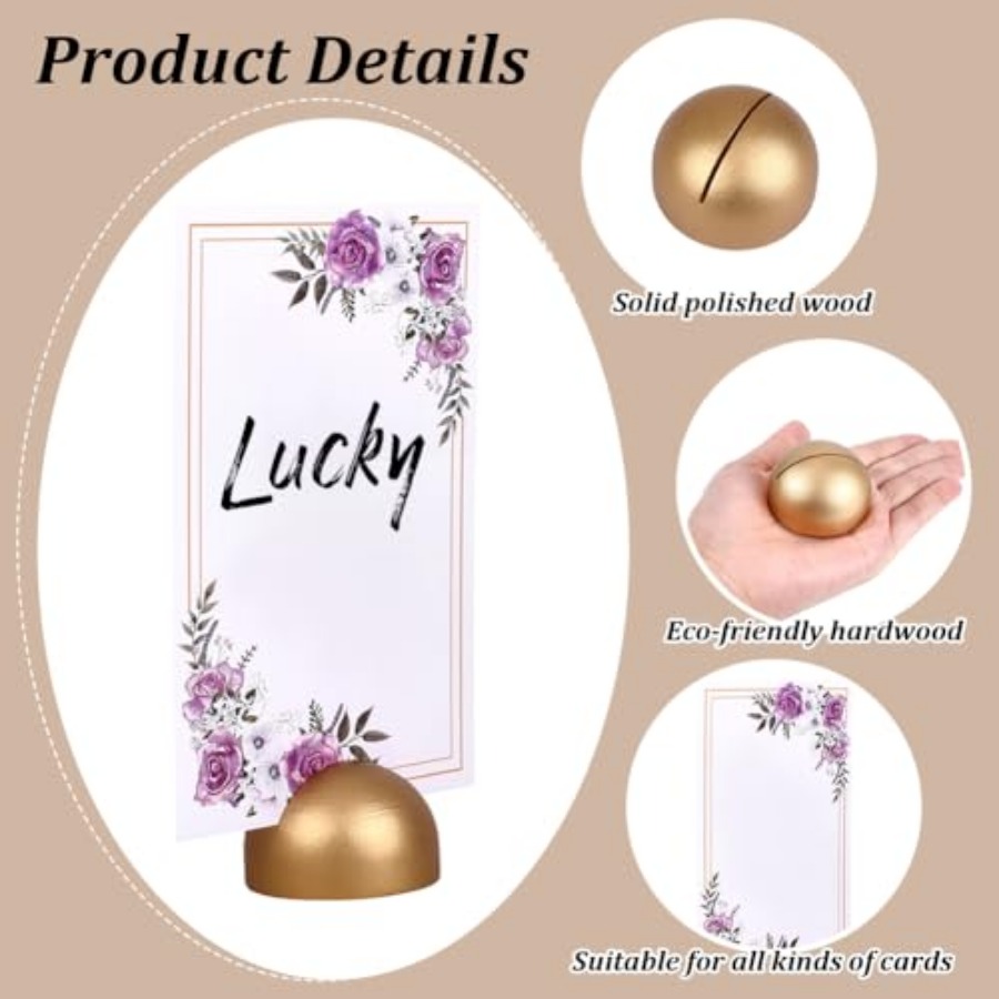 24 Pack Gold Table Number Hold - Table Number Gold incelemesi ve fiyatı