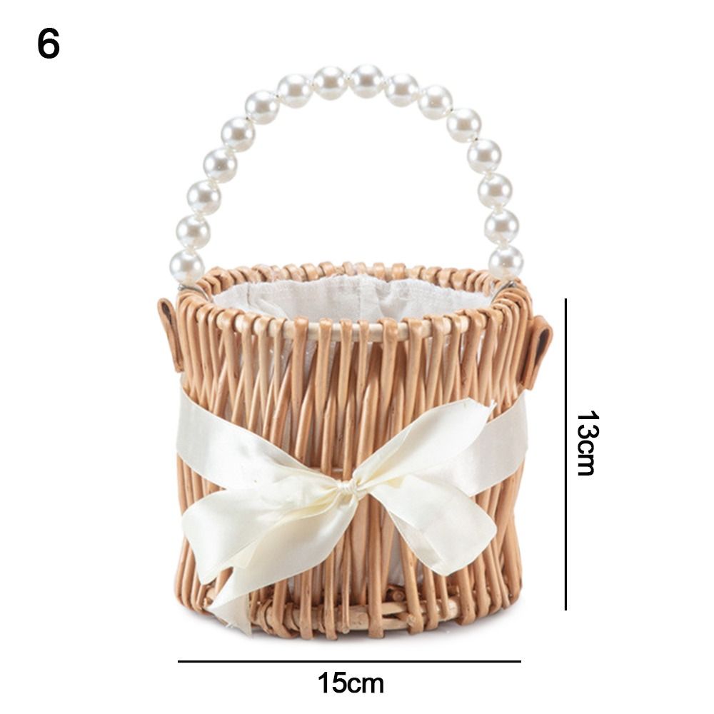 Willow Rattan Flower Girl Bask - Flower Girl Basket incelemesi ve fiyatı