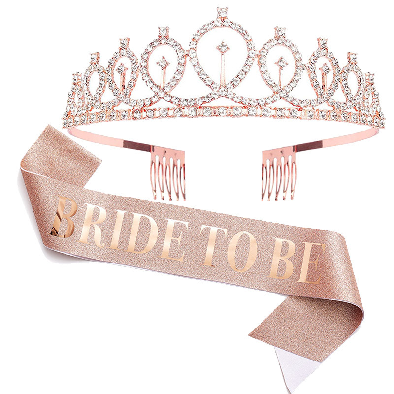 1set Rose Gold Bride to Be Sat - Bride Tribe Sash incelemesi ve fiyatı