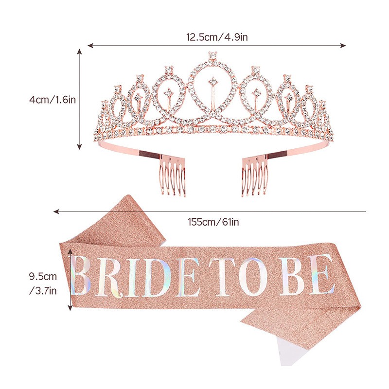 1set Rose Gold Bride to Be Sat - Bride Tribe Sash incelemesi ve fiyatı
