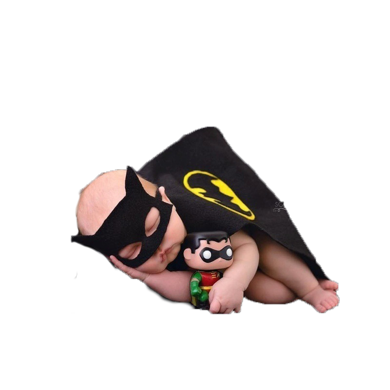 Newborn Baby Batman Cape and W - Photo Booth Prop incelemesi ve fiyatı