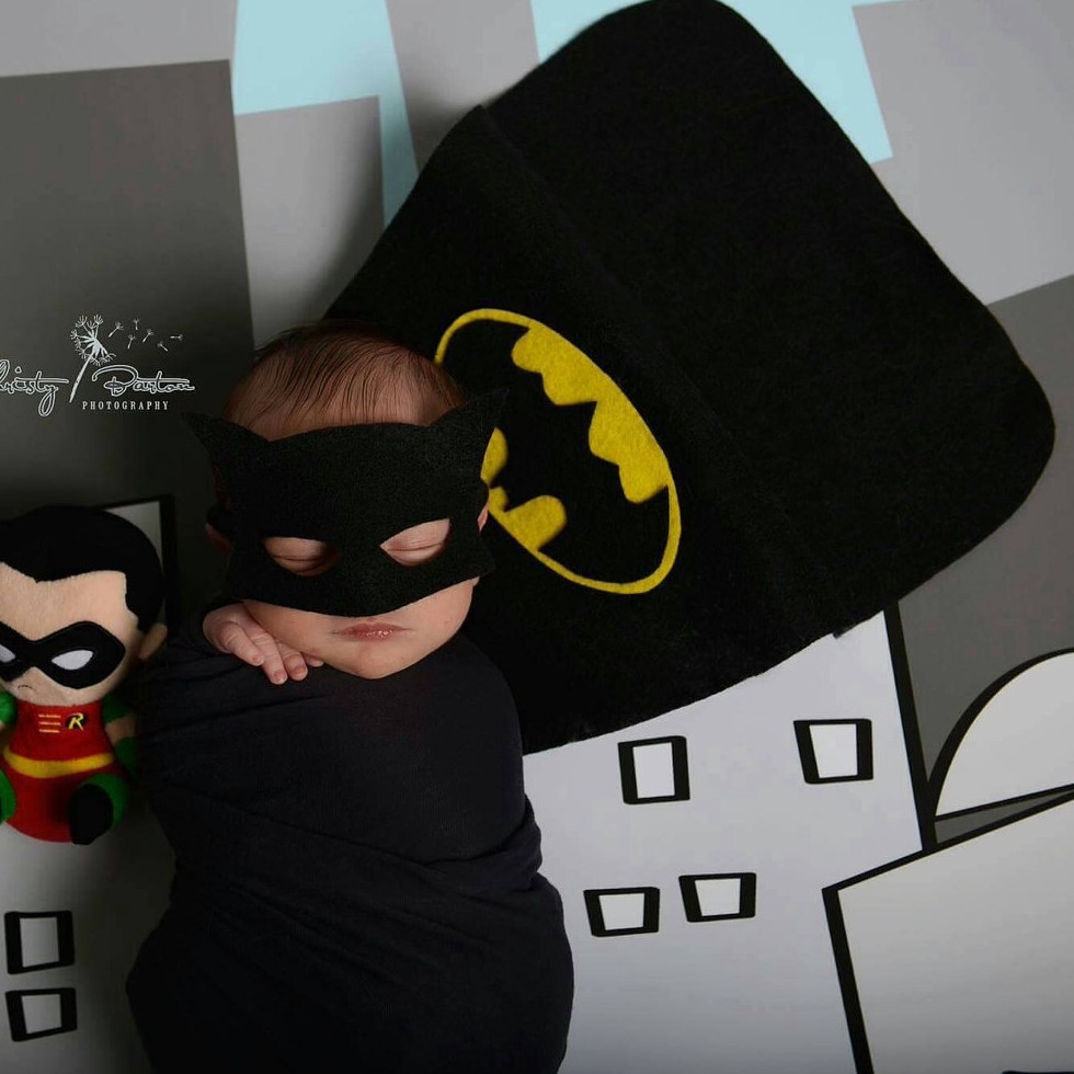 Newborn Baby Batman Cape and W - Photo Booth Prop incelemesi ve fiyatı