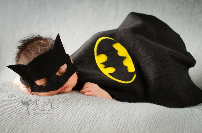 Newborn Baby Batman Cape and W - Photo Booth Prop incelemesi ve fiyatı