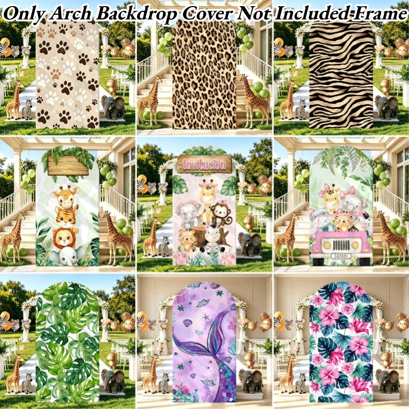 Jungle Safari Party Arch Backd - Photo Booth Prop incelemesi ve fiyatı