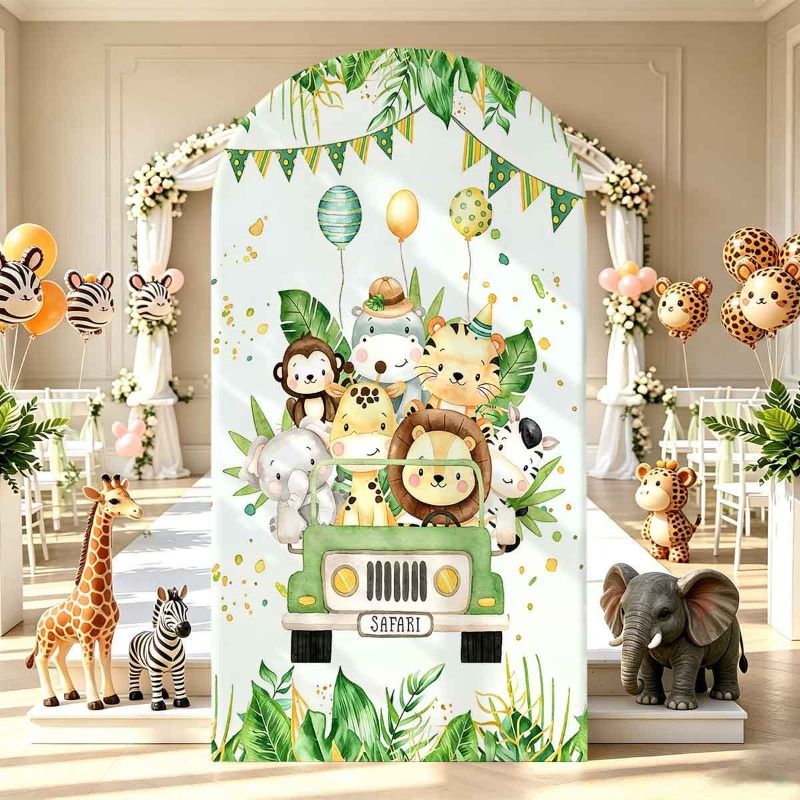 Jungle Safari Party Arch Backd - Photo Booth Prop incelemesi ve fiyatı