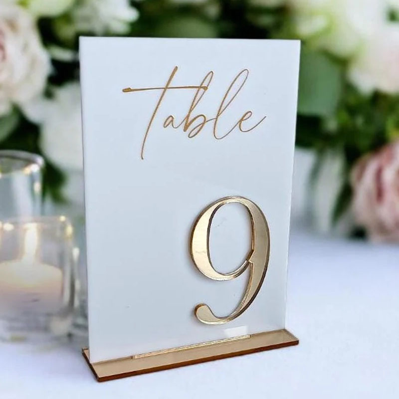 Wedding Table Numbers for Cere - Table Number Gold incelemesi ve fiyatı