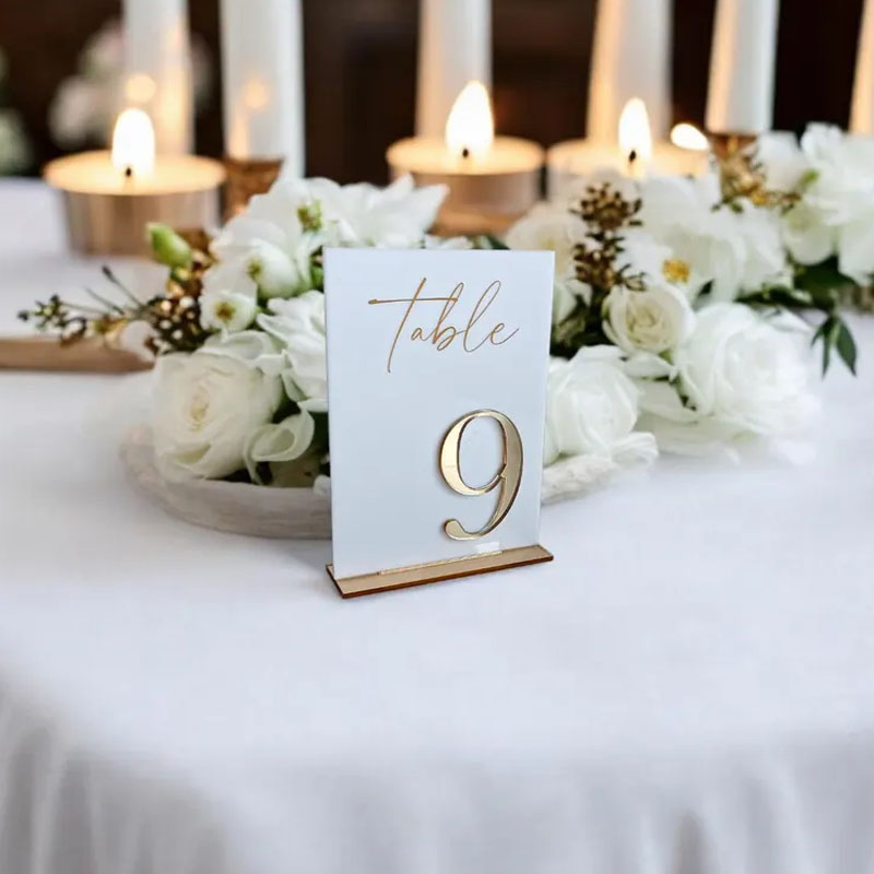 Wedding Table Numbers for Cere - Table Number Gold incelemesi ve fiyatı