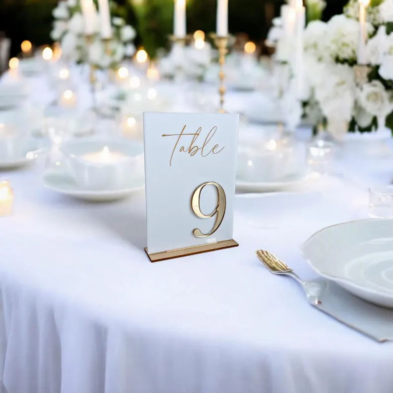 Wedding Table Numbers for Cere - Table Number Gold incelemesi ve fiyatı