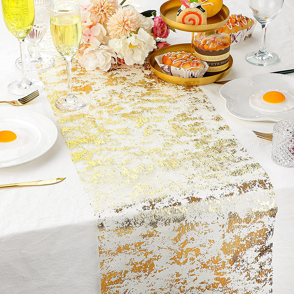 Gold Table Runner Metallic Gli - Table Runner Sequin incelemesi ve fiyatı