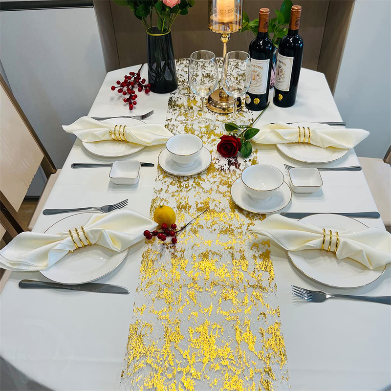 Gold Table Runner Metallic Gli - Table Runner Sequin incelemesi ve fiyatı