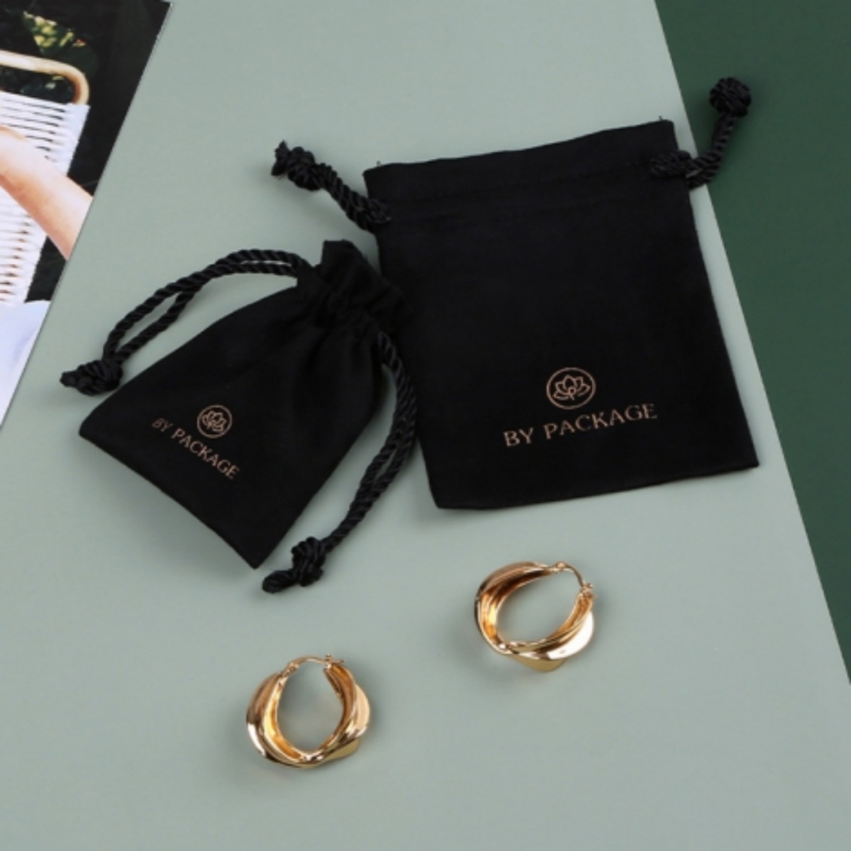 50pcs Black Velvet Tarot Stora - Wedding Package Gold incelemesi ve fiyatı