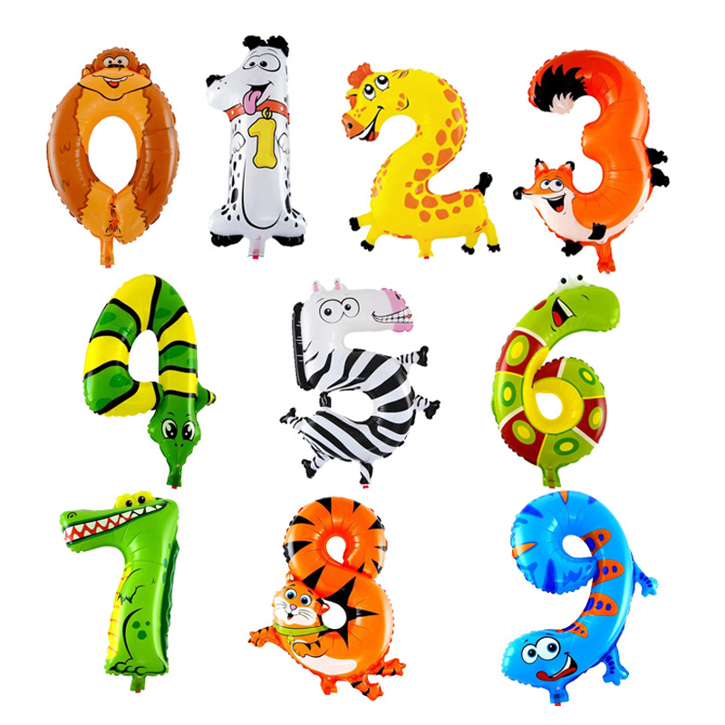 1-50pcs 16inch Jungle Animal B - Wedding Supply Wholesale incelemesi ve fiyatı