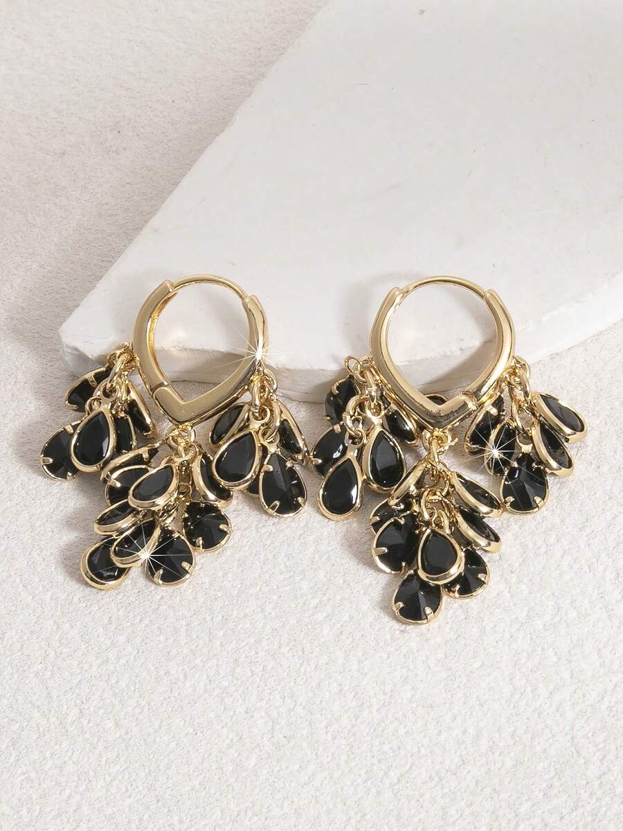 Delicate Gold-Tone Huggie Earr - Wedding Package Gold incelemesi ve fiyatı